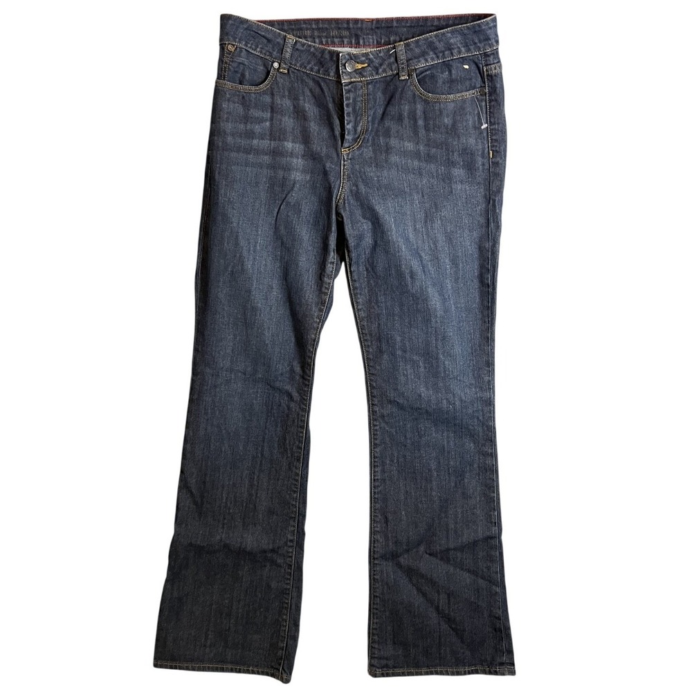 Talbots Signature Bootcut Jeans Women's Size 10 Dark Wash Denim Blue